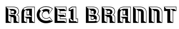 Race1 Brannt NCV font preview